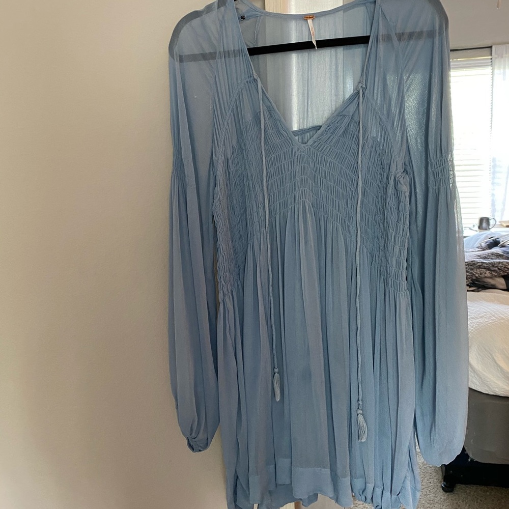 Free People dress with slip